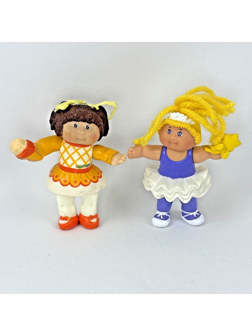 Cabbage Patch Kids Miniature Molded & Yarn Hair 3” Poseable 80s 90s